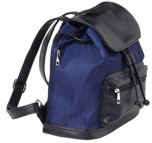 Bulldog Backpack Purse with Holster in Navy/Black